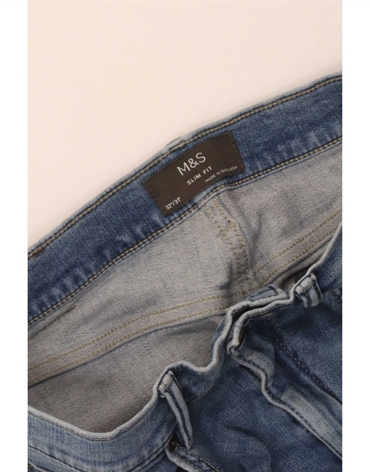 Marks & Spencer Herren Slim Jeans W32 L31 Blau