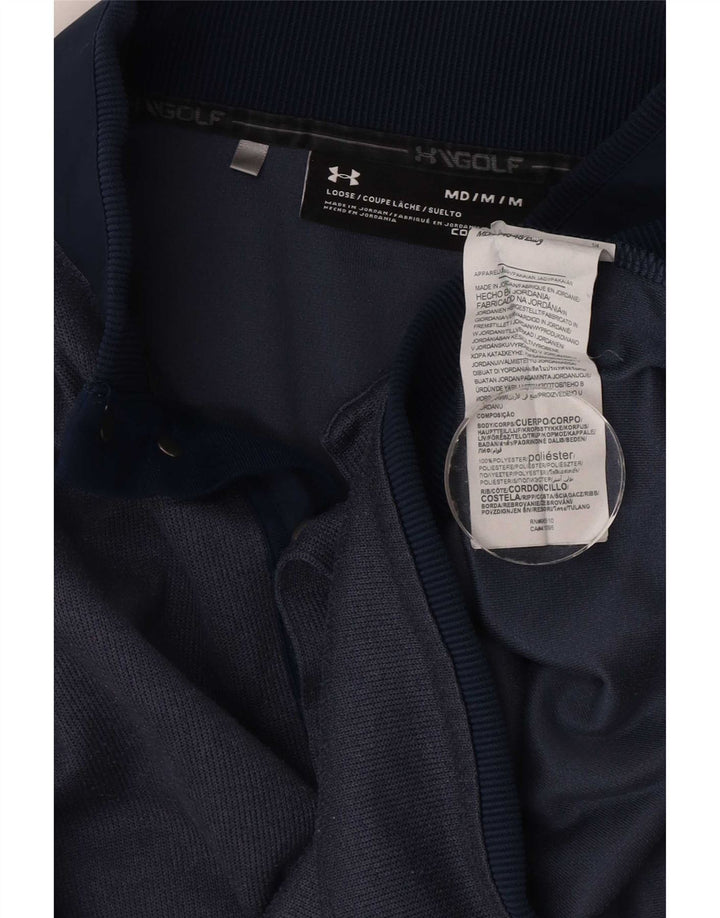 Under Armour Herren-Sweatshirt „Cold Gear“ mit Knopfleiste, mittelgroß, Marineblau