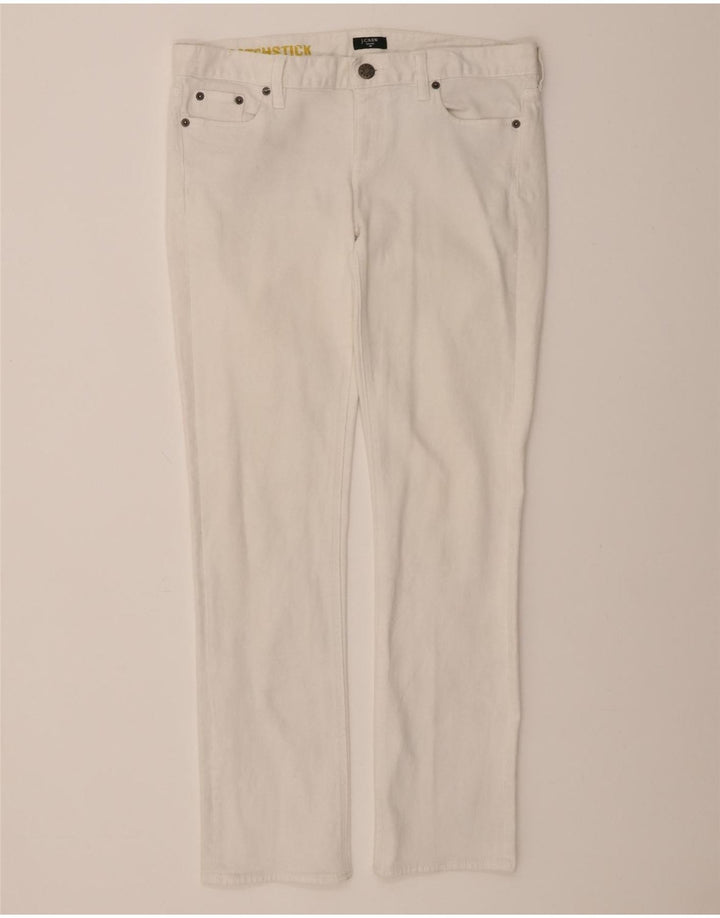J. CREW Womens Slim Jeans W31 L30 White Cotton Vintage J. Crew and Second-Hand J. Crew from Messina Hembry 