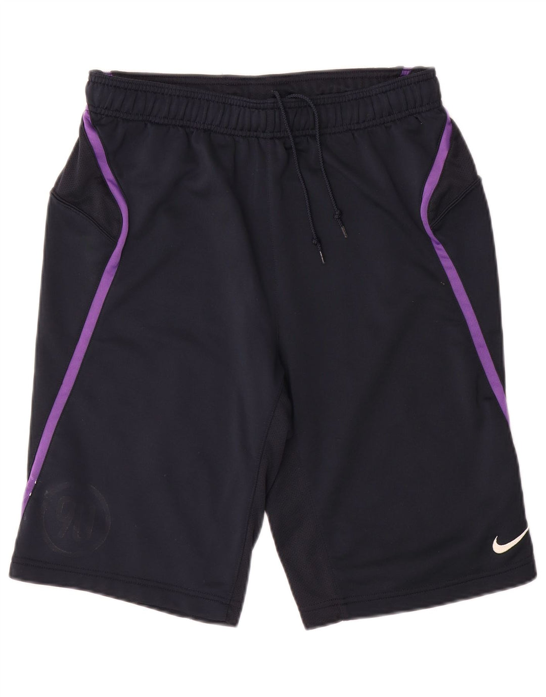 Nike Herren-Sportshorts, Mittelgroßes marineblaues Colourblock-Polyester