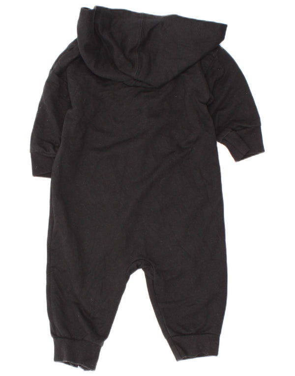 Nike Baby-Jungen-Overall mit Kapuze und Grafik, 3–6 Monate, schwarze Baumwolle