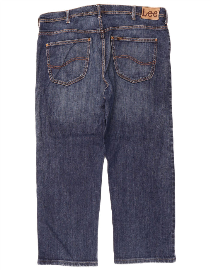 Lee Herren Brooklyn Straight Jeans W40 L27 Blaue Baumwolle