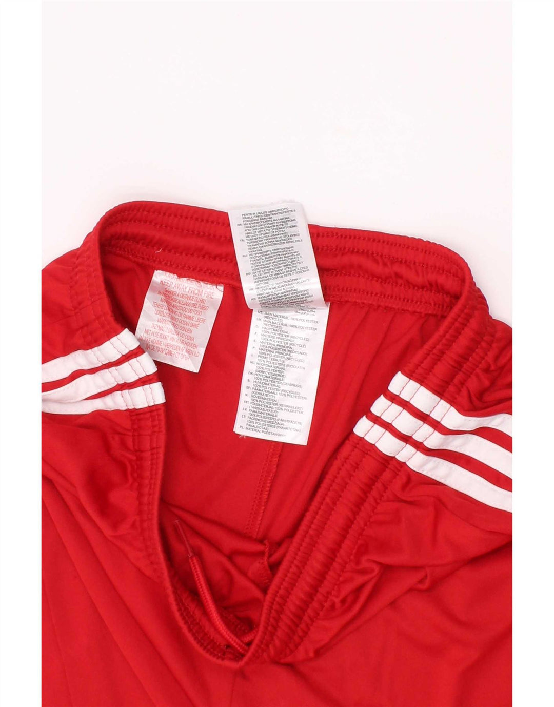 Adidas Jungen Aeroready Sportshorts 13–14 Jahre, rotes Polyester
