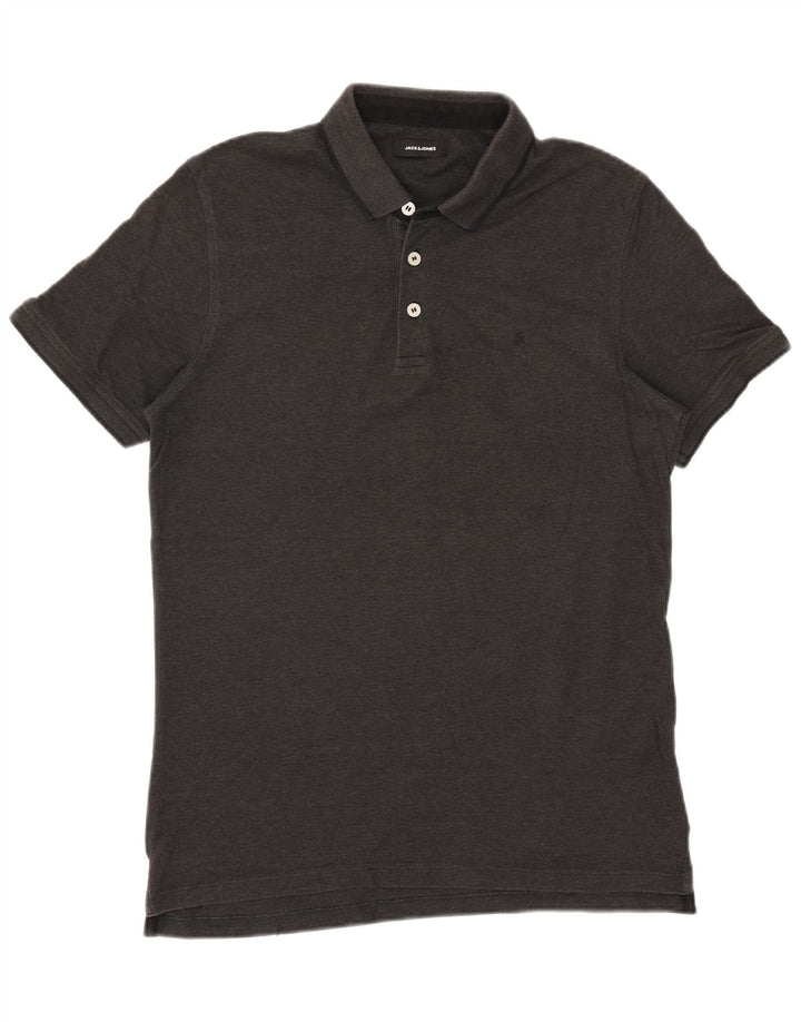 Jack & Jones Herren Poloshirt XL Schwarz Baumwolle