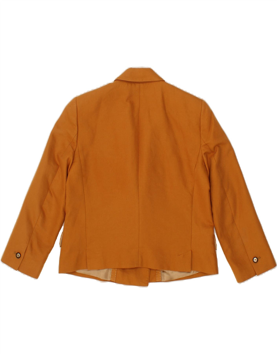 ZARA Womens Crop Double Breasted Blazer Jacket UK 10 Small Brown Vintage Zara and Second-Hand Zara from Messina Hembry 