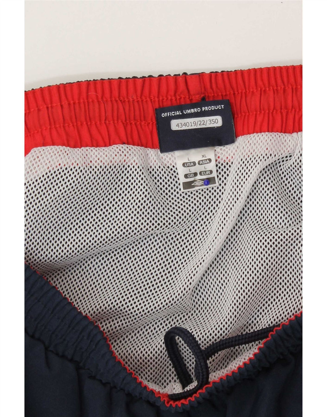 Umbro Herren-Sportshorts, groß, marineblau, Polyester