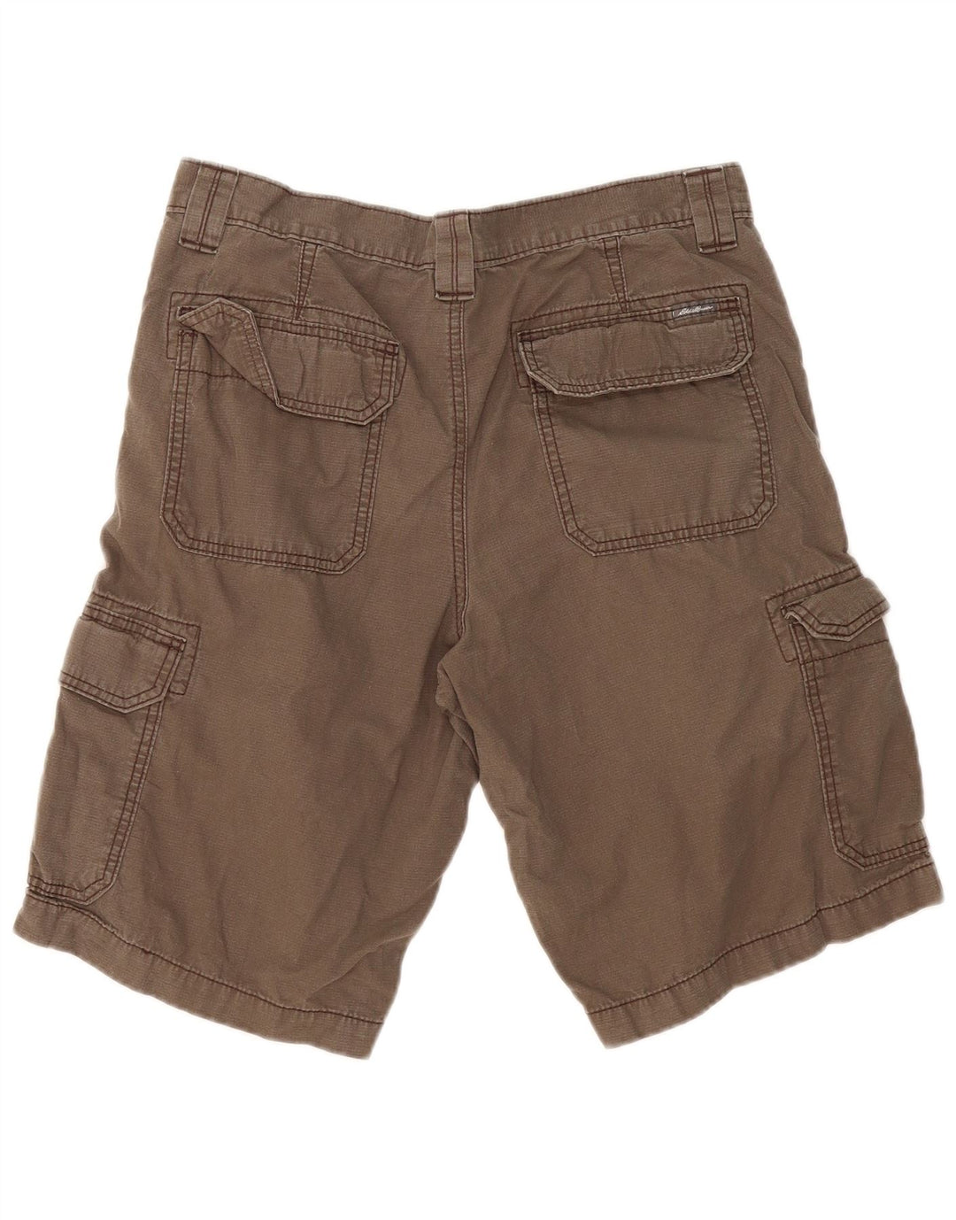 EDDIE BAUER Herren Cargoshorts W33 Große graue Baumwolle