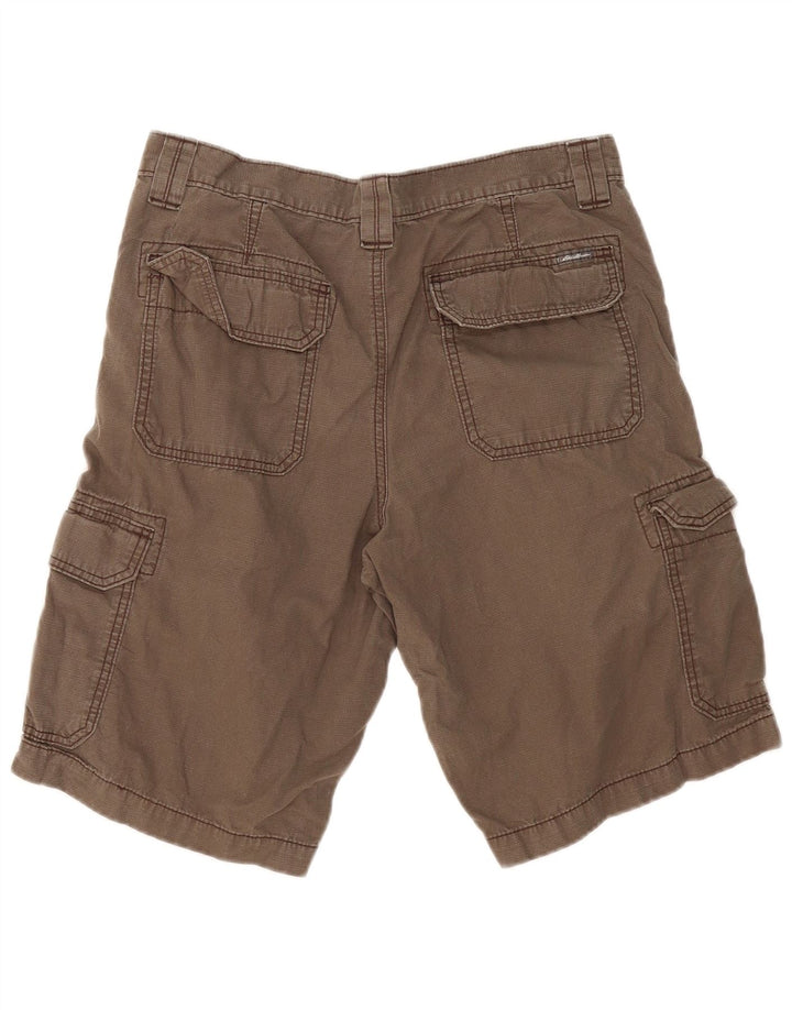EDDIE BAUER Herren Cargoshorts W33 Große graue Baumwolle