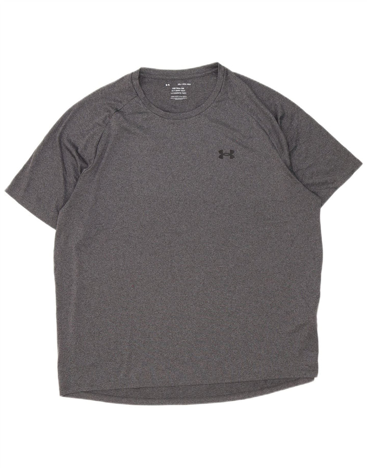 Under Armour Herren T-Shirt Top 2XL Grau Polyester