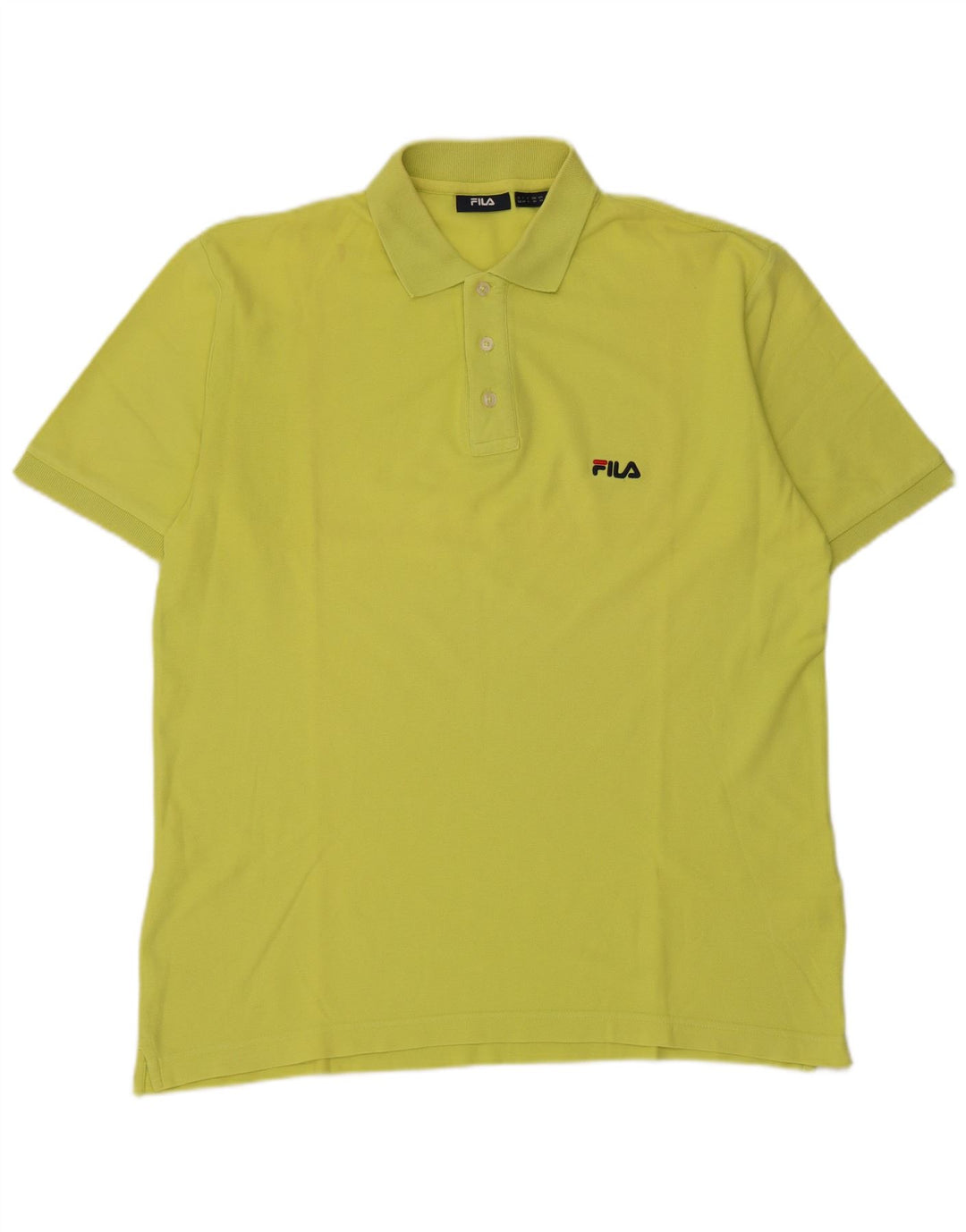 Fila Herren-Poloshirt aus mittelgrüner Baumwolle