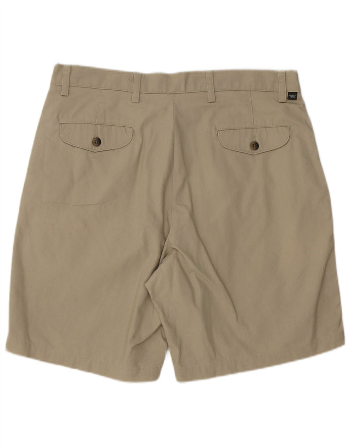 DOCKERS Herren Chino-Shorts W36 Large Beige Baumwolle