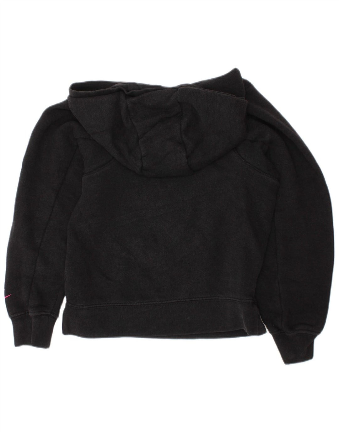 NIKE Mädchen-Kapuzenpullover mit Grafik, 3–4 Jahre, XS, graue Baumwolle