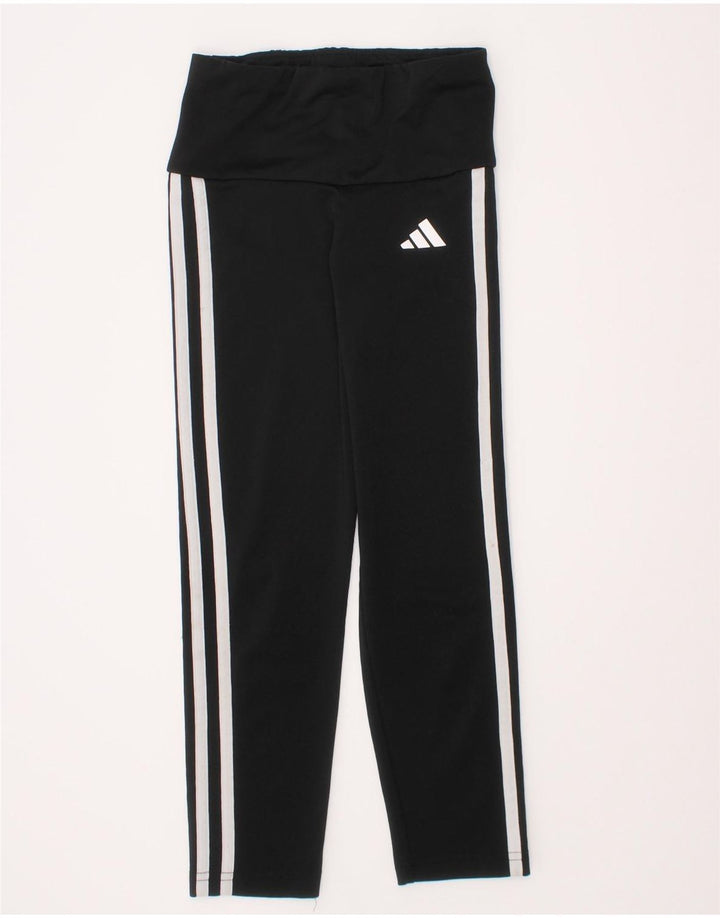 ADIDAS Aeroready-Leggings für Mädchen, 7–8 Jahre, schwarzes Polyester