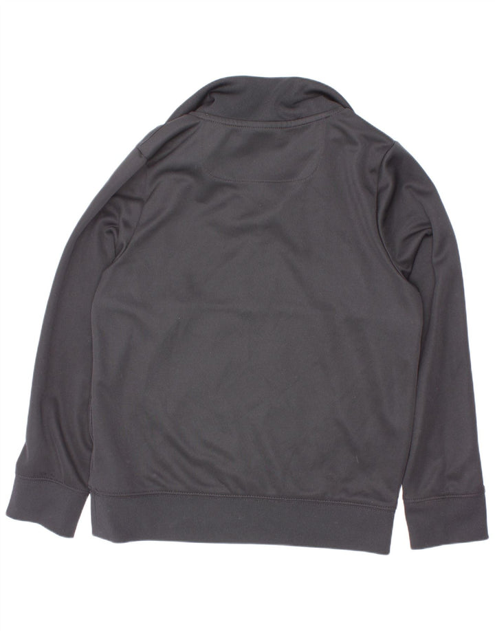 Nike Jungen-Sweatshirt mit Standard-Grafik und Reißverschluss am Hals, 8–9 Jahre, Größe S, Schwarz