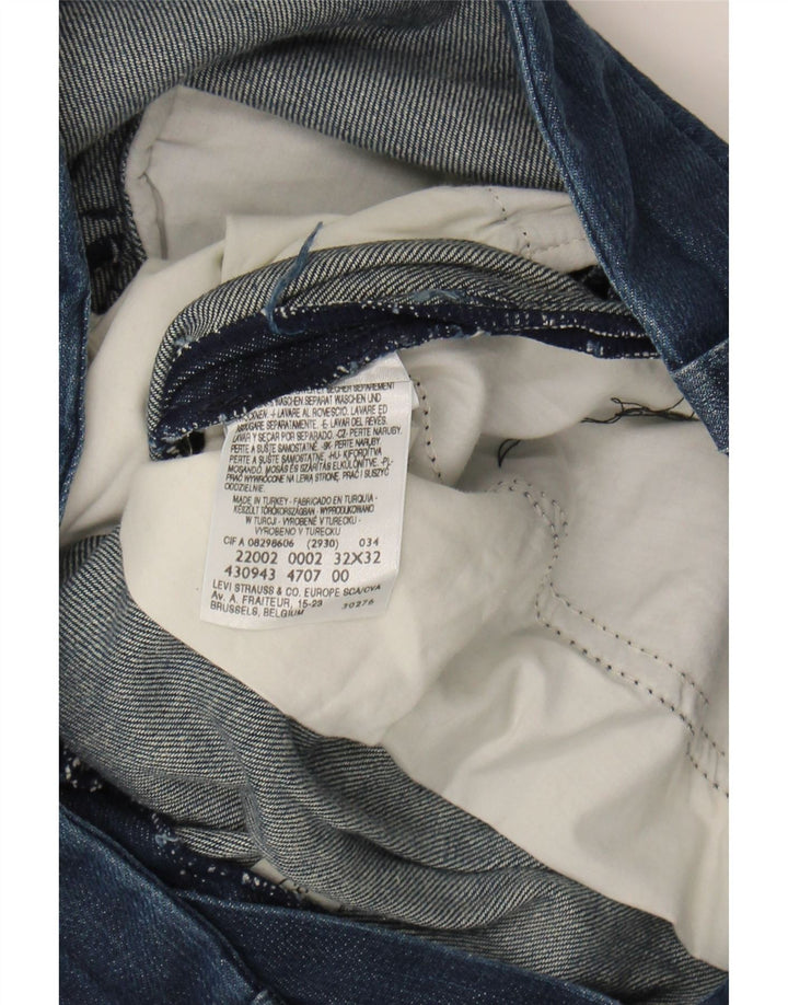 LEVI'S Mens Straight Jeans W32 L28 Navy Blue Cotton Vintage Levi's and Second-Hand Levi's from Messina Hembry 