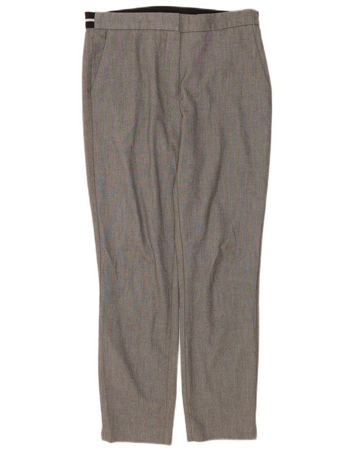 Gerade Anzughose für Damen von Zara, mittelgroß, W28, L27, grau, Polyester