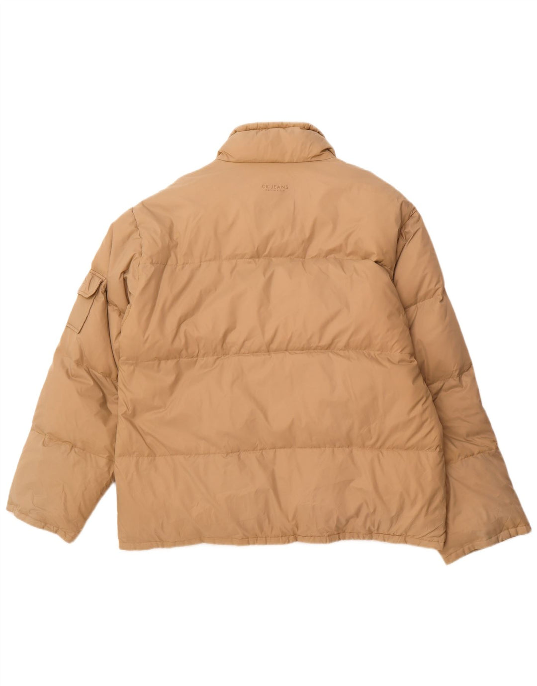 CALVIN KLEIN JEANS Herren Wattierte Jacke UK 42 XL Beige