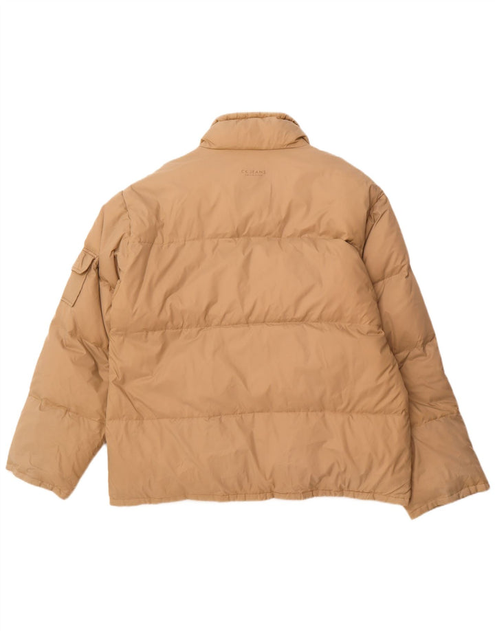 CALVIN KLEIN JEANS Herren Wattierte Jacke UK 42 XL Beige