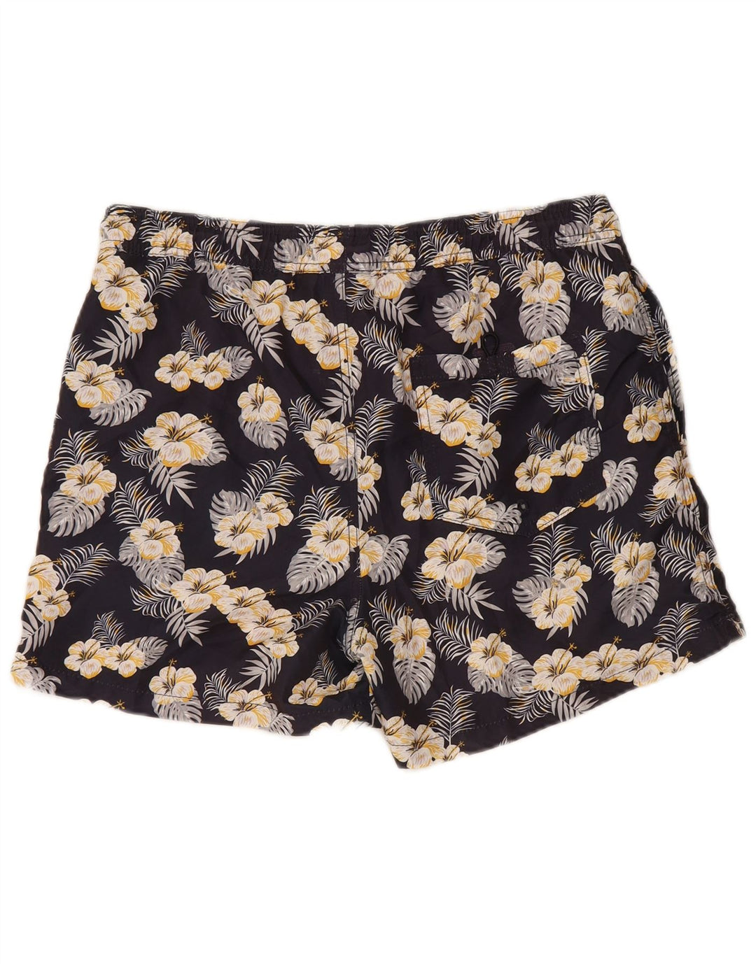 Jack & Jones Herren-Badeshorts aus Polyester, mittelgroß, Marineblau mit Blumenmuster