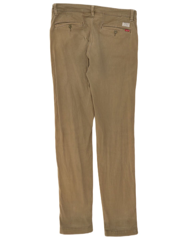 Levi's Herren Standard Tapered Fit Chinohose W32 L34 Khaki Baumwolle