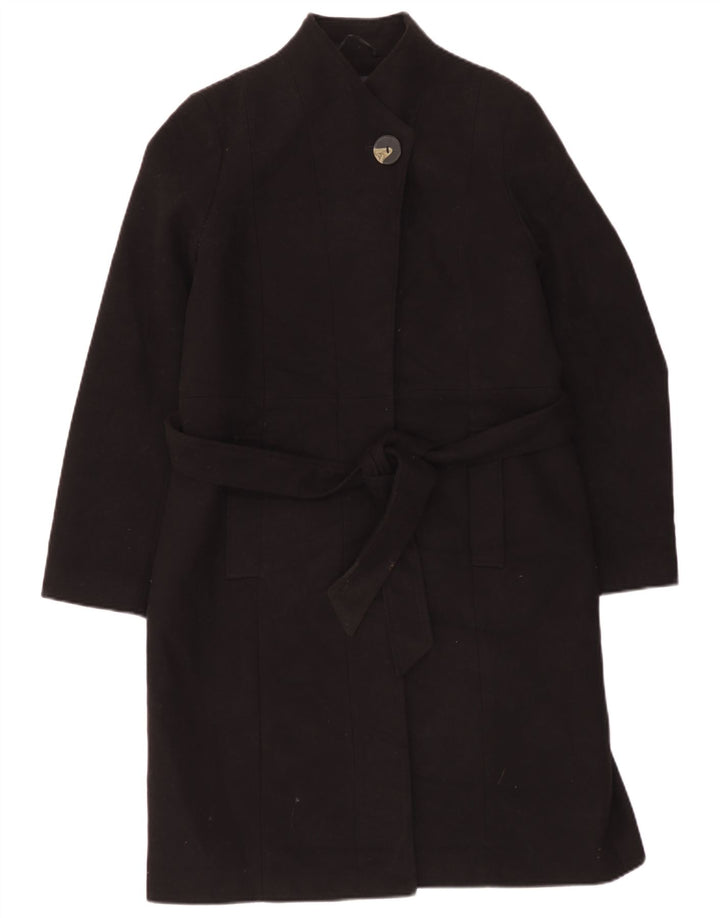 Marks & Spencer Damenmantel UK 14 Large Schwarz Polyester