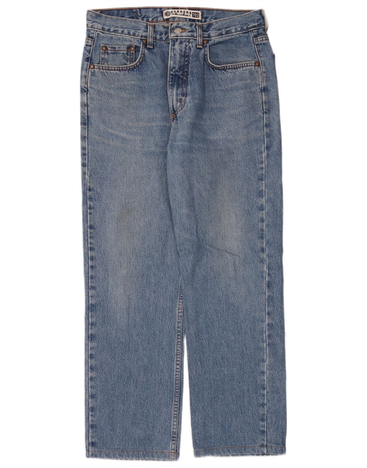 Carrera Herren 702 Straight Jeans W33 L28 Blaue Baumwolle