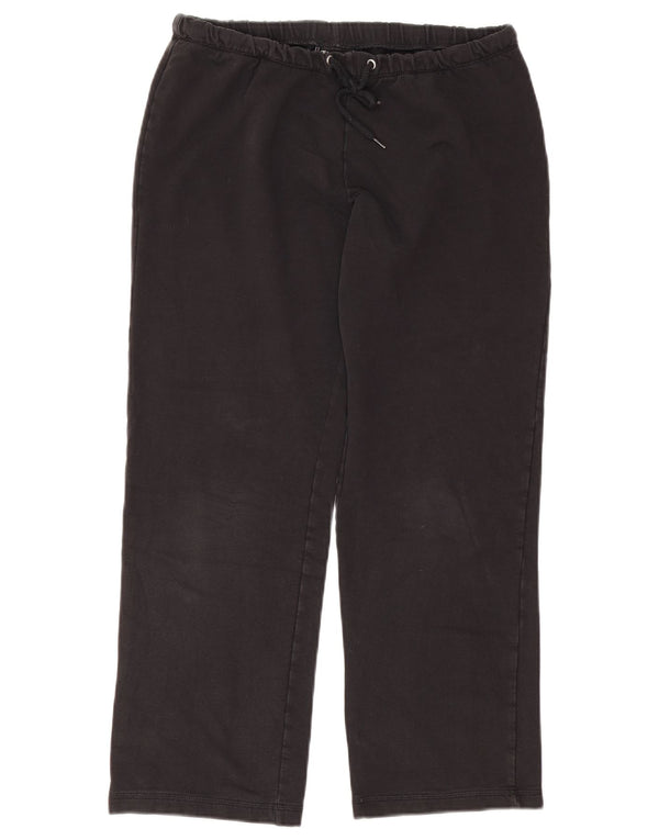Champion Damen Crop Trainingshose UK 14 Mittelschwarze Baumwolle