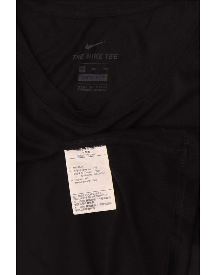 Nike Herren Dri Fit Weste Top 3XL Schwarz Polyester