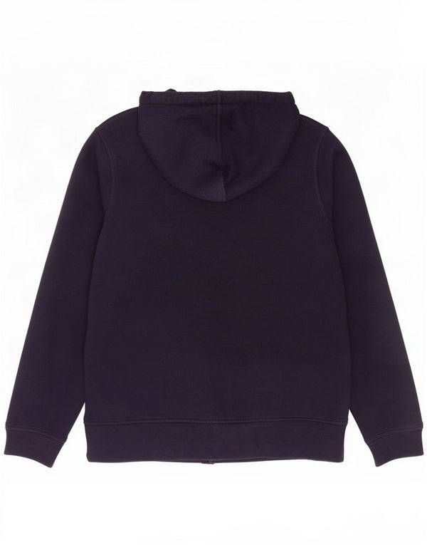 Marks & Spencer Damen-Kapuzenpullover mit Reißverschluss, UK 12, mittelmarineblau, Baumwolle