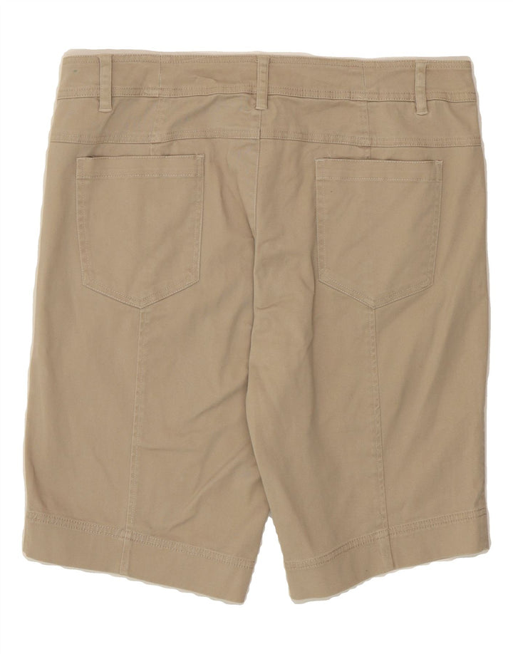 ORVIS Womens Casual Shorts US 12 Large W34  Beige Cotton Vintage Orvis and Second-Hand Orvis from Messina Hembry 