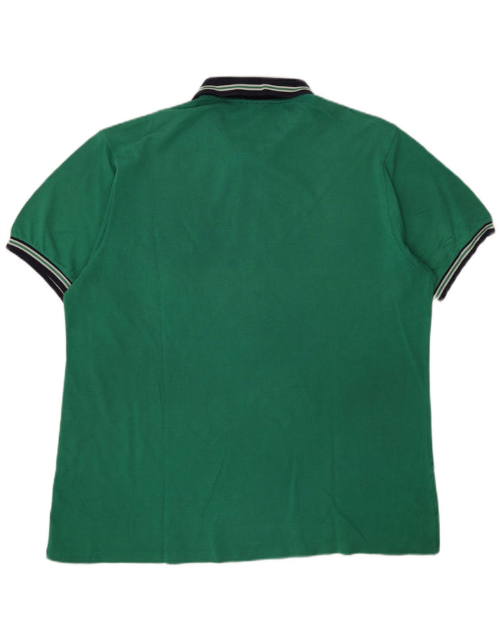 Lacoste Herren Poloshirt Größe 7 2XL Grüne Baumwolle