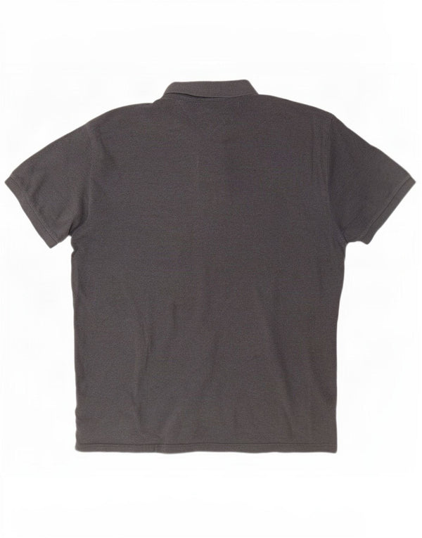 Tommy Hilfiger Herren Poloshirt XL Grau Baumwolle