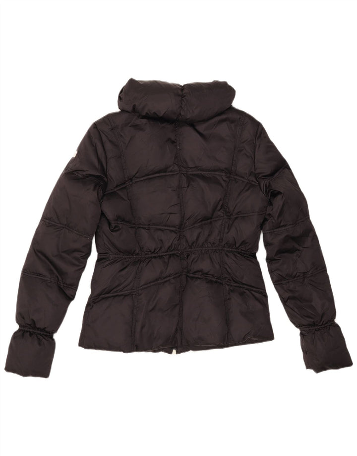 PHARD Wattierte Damenjacke mit Kapuze, UK 14, Größe L, Schwarz, Polyester