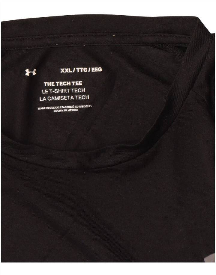 UNDER ARMOUR Herren T-Shirt Top 2XL Schwarz