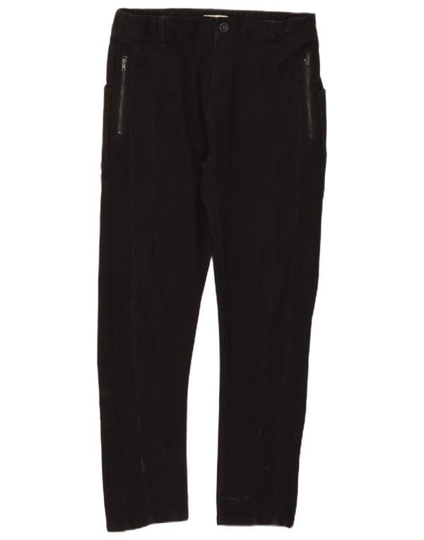Zara Slim Freizeithose für Jungen, 13–14 Jahre, W30 L28, schwarzes Polyester