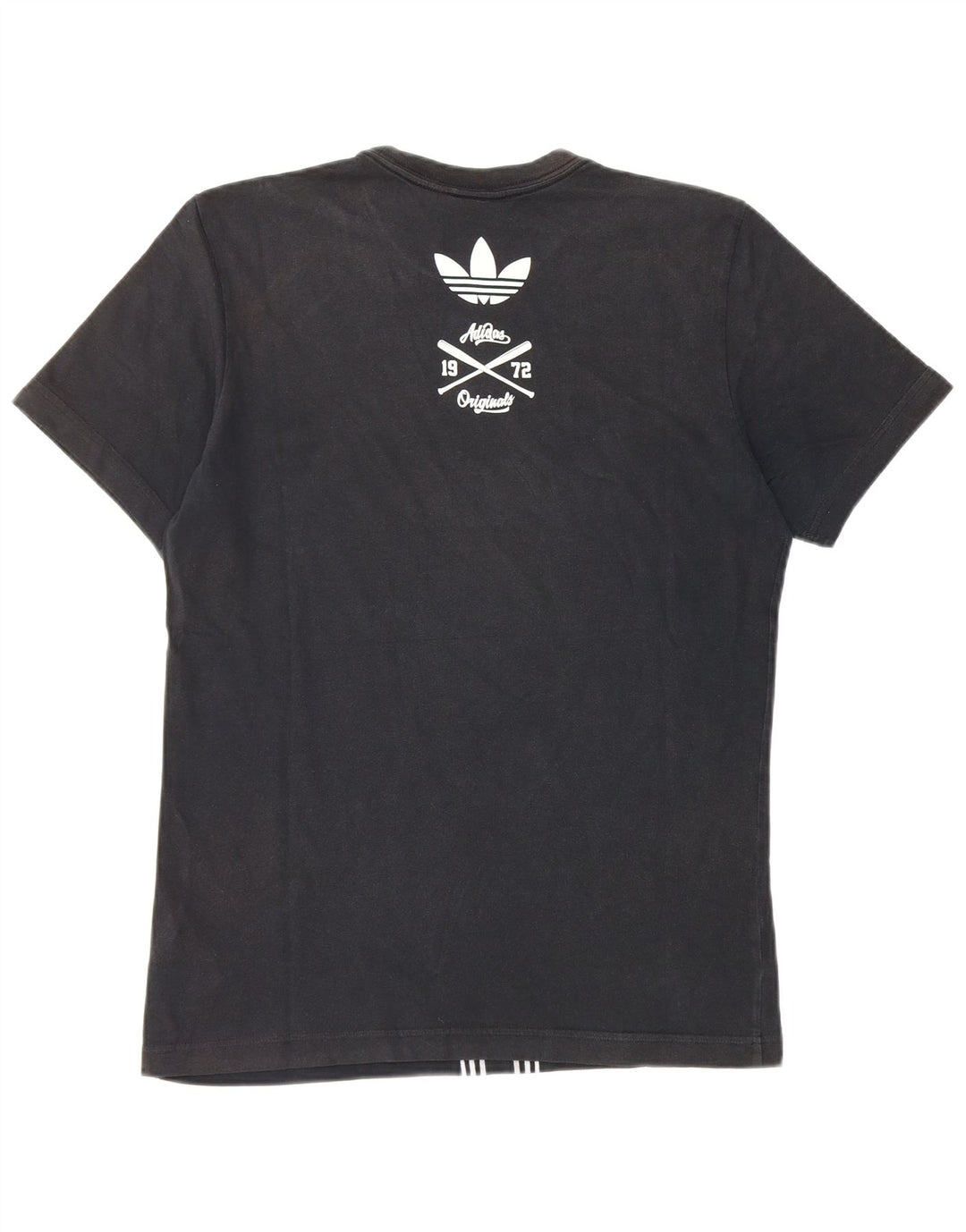 Adidas Herren Grafik T-Shirt Top Small Schwarz Baumwolle