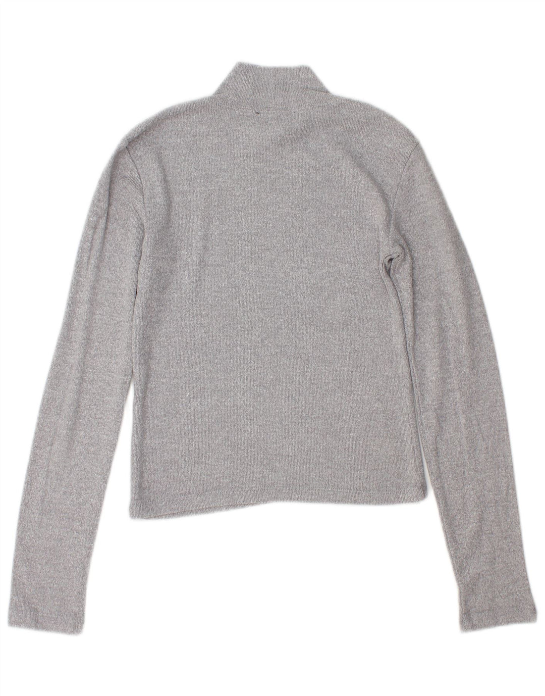 Zara Damen Crop Turtle Neck Pullover Pullover UK 10 Small Grau