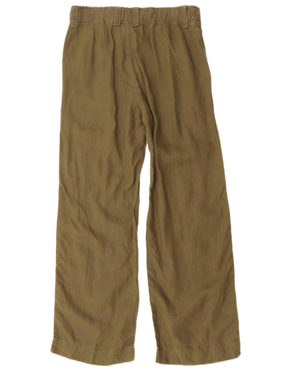 Ralph Lauren Womens Loose Fit Chino Trousers US 8 Medium W32 L31 Khaki