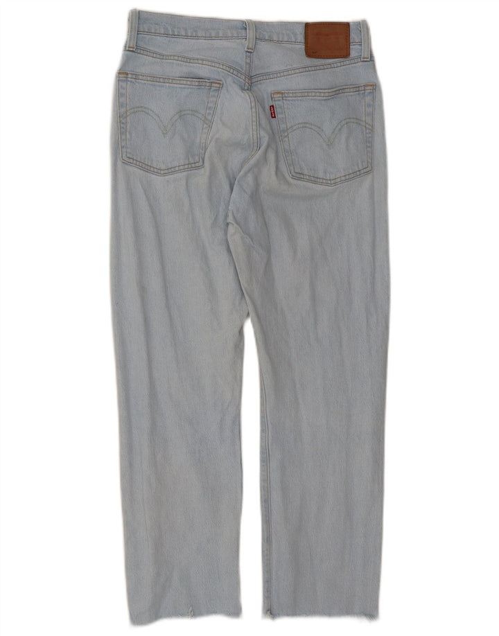 Levi's Damen 501 Straight Jeans W27 L26 Blaue Baumwolle
