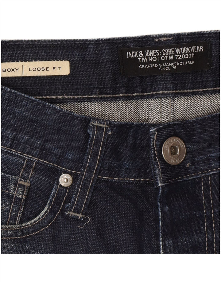 Jack & Jones Herren Boxy Loose Jeans W28 L30 Blau