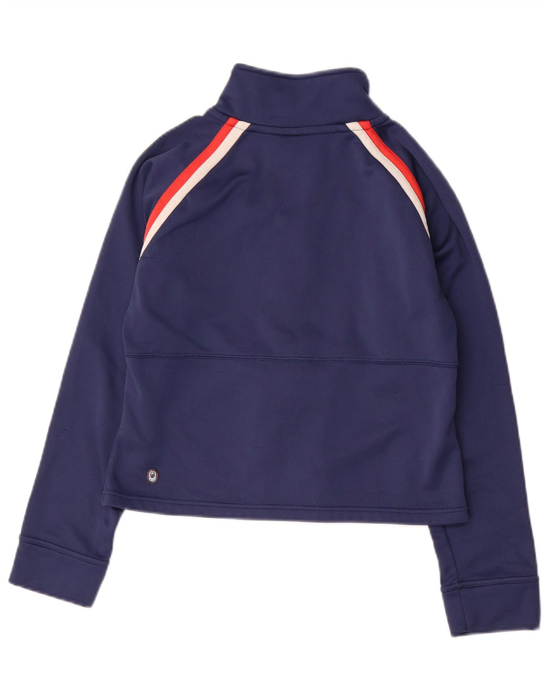 ELLESSE Mädchen-Trainingsanzug-Top-Jacke, 11–12 Jahre, marineblaues Polyester