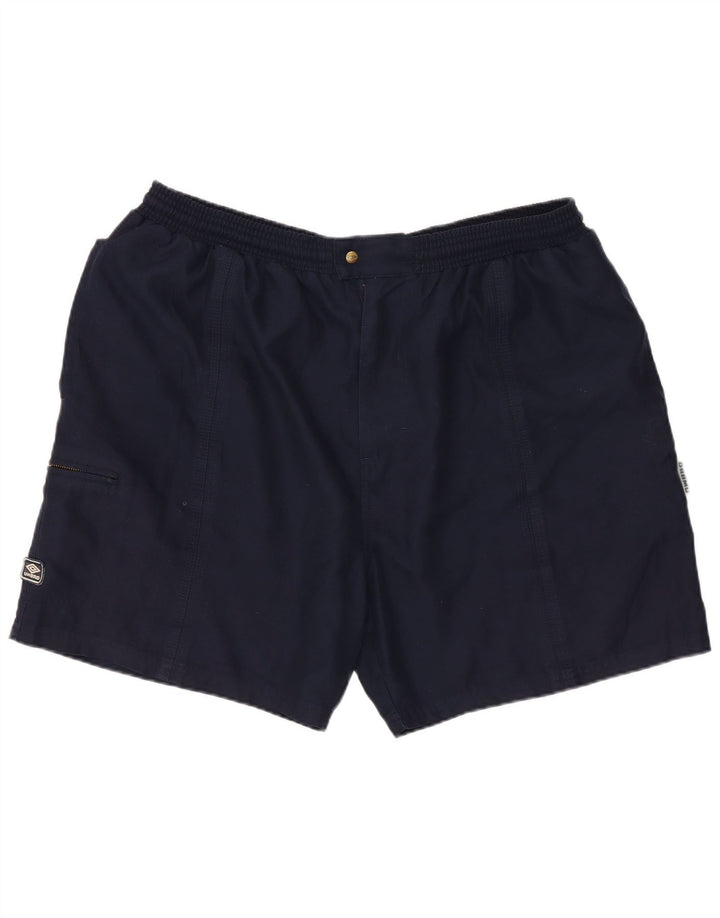 UMBRO Herren Cargo-Shorts, Größe L, W34, Marineblau, Polyester