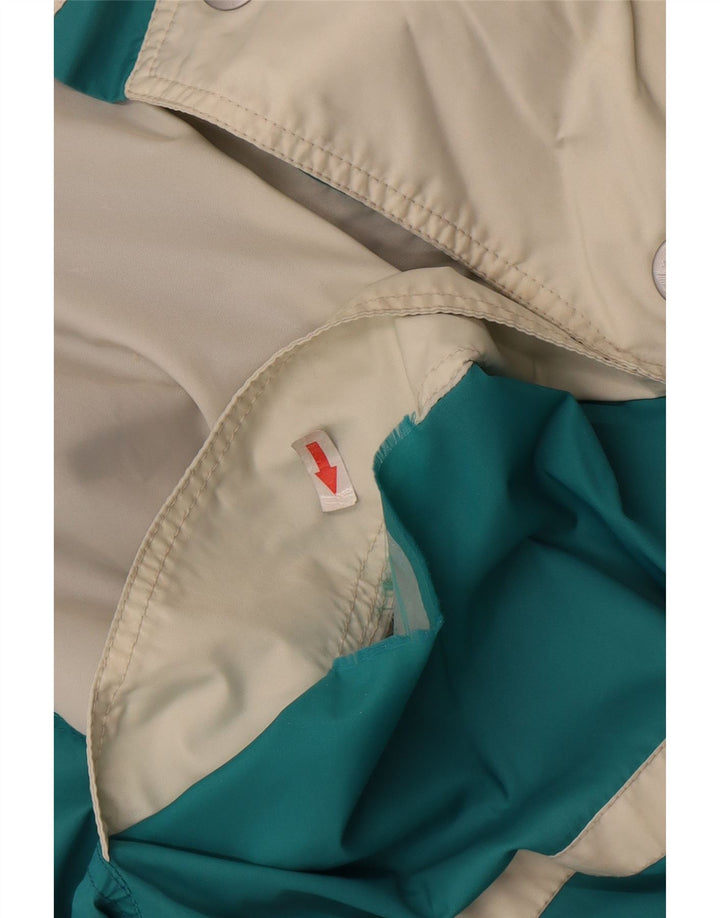 K-Way Herren-Skijacke mit Kapuze, UK 40, Größe L, blau, Colourblock-Polyester