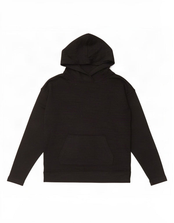 Gap Damen Kapuzenpullover UK 10 Small Schwarz Polyester