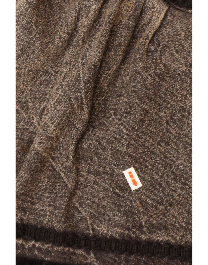 VINTAGE Damen Jeansrock W28 Mittelgrau