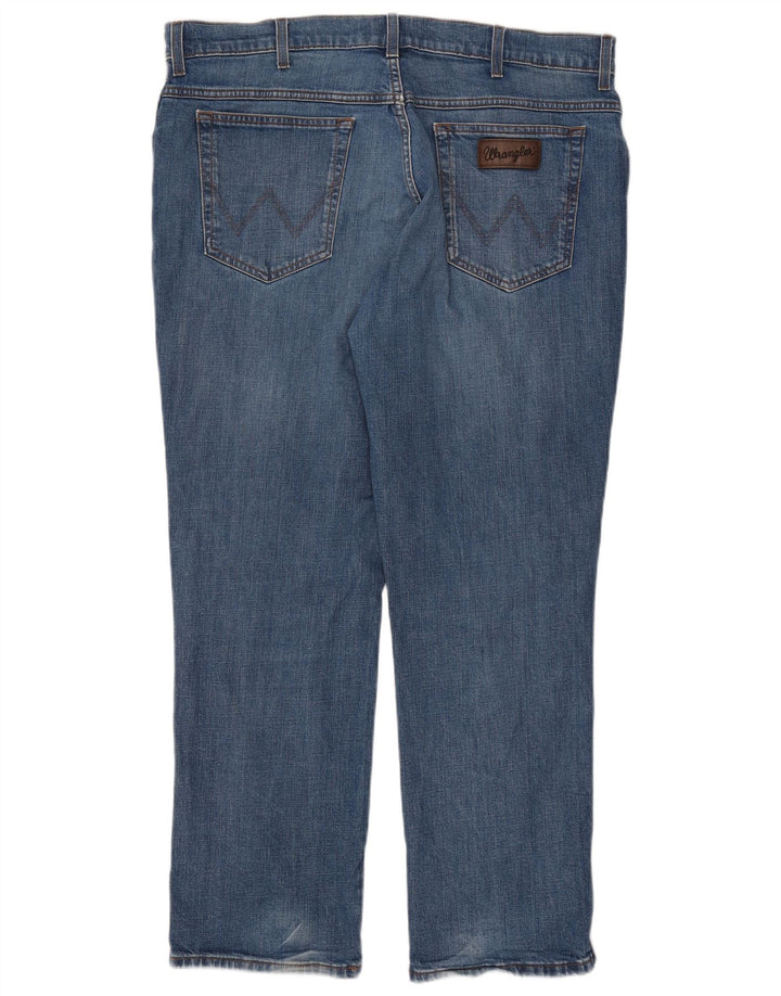 Wrangler Herren Slim Jeans W40 L30 Blaue Baumwolle