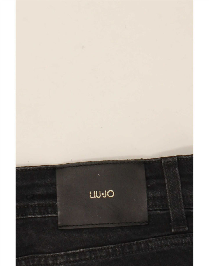 Liu Jo Herren Frank Slim Jeans W31 L31 Schwarz
