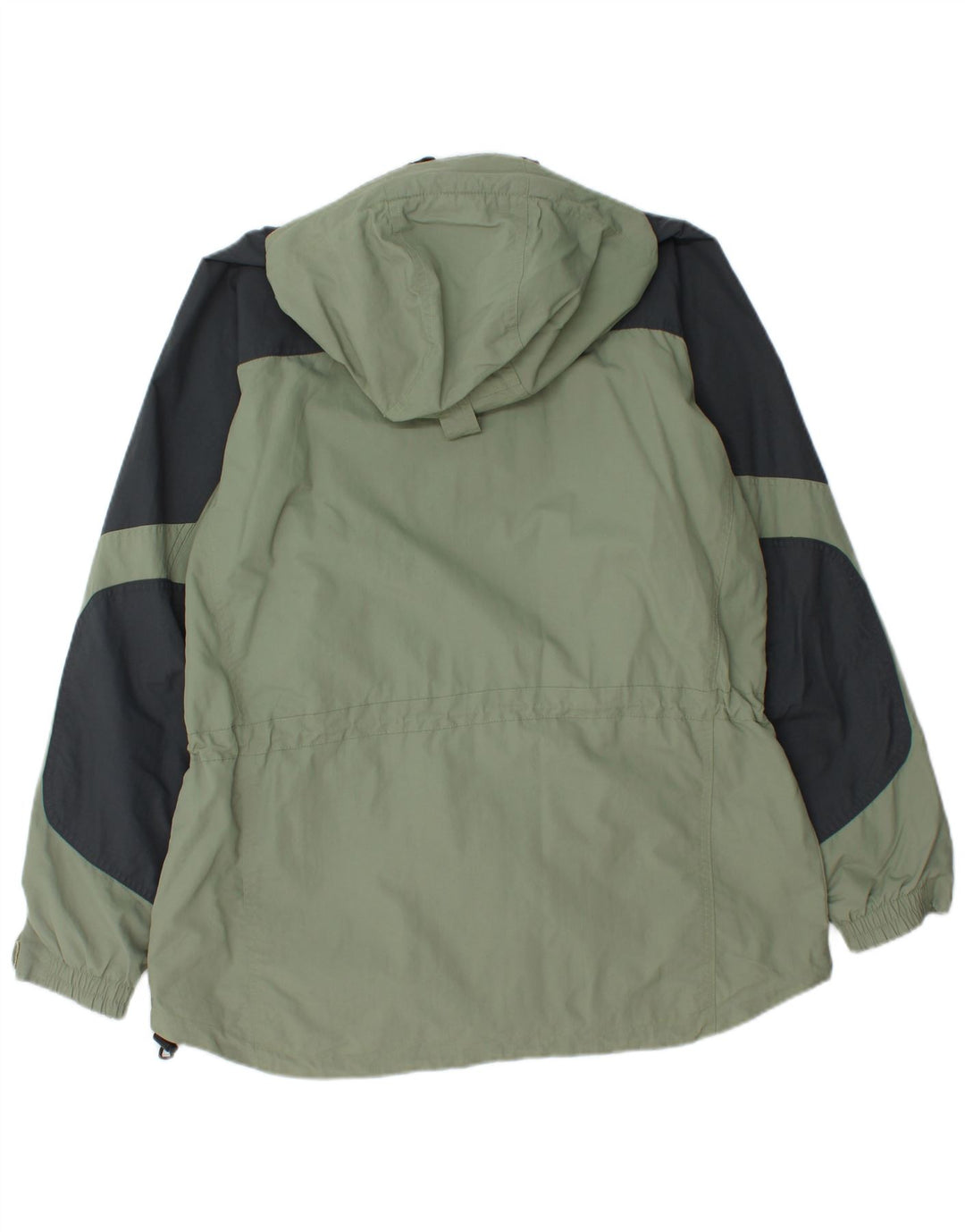 Columbia Damen-Windbreakerjacke mit Kapuze, UK 16, Größe L, grün, Farbblock