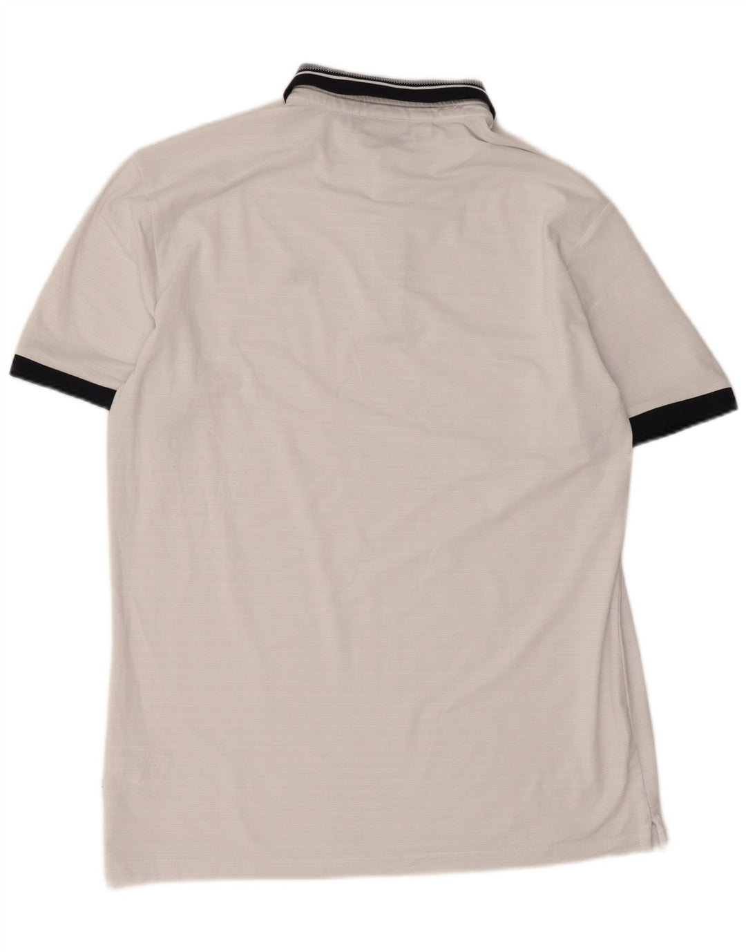 Calvin Klein Herren-Golf-Poloshirt, mittelweißes Farbblock-Polyester
