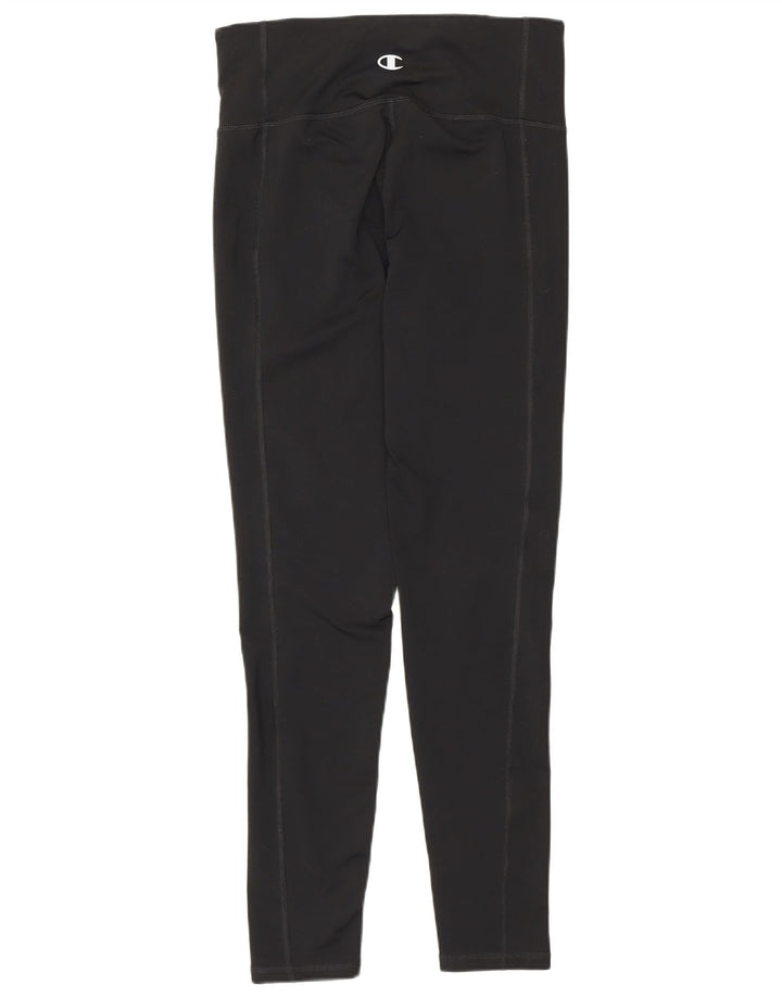 Champion Damen Leggings UK 12 Medium Schwarz Polyester